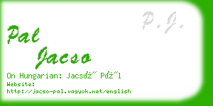 pal jacso business card